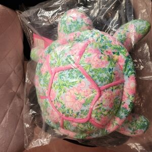 Lilly Pulitzer Plush SHELLEY TURTLE Stuffed Rare NEW
